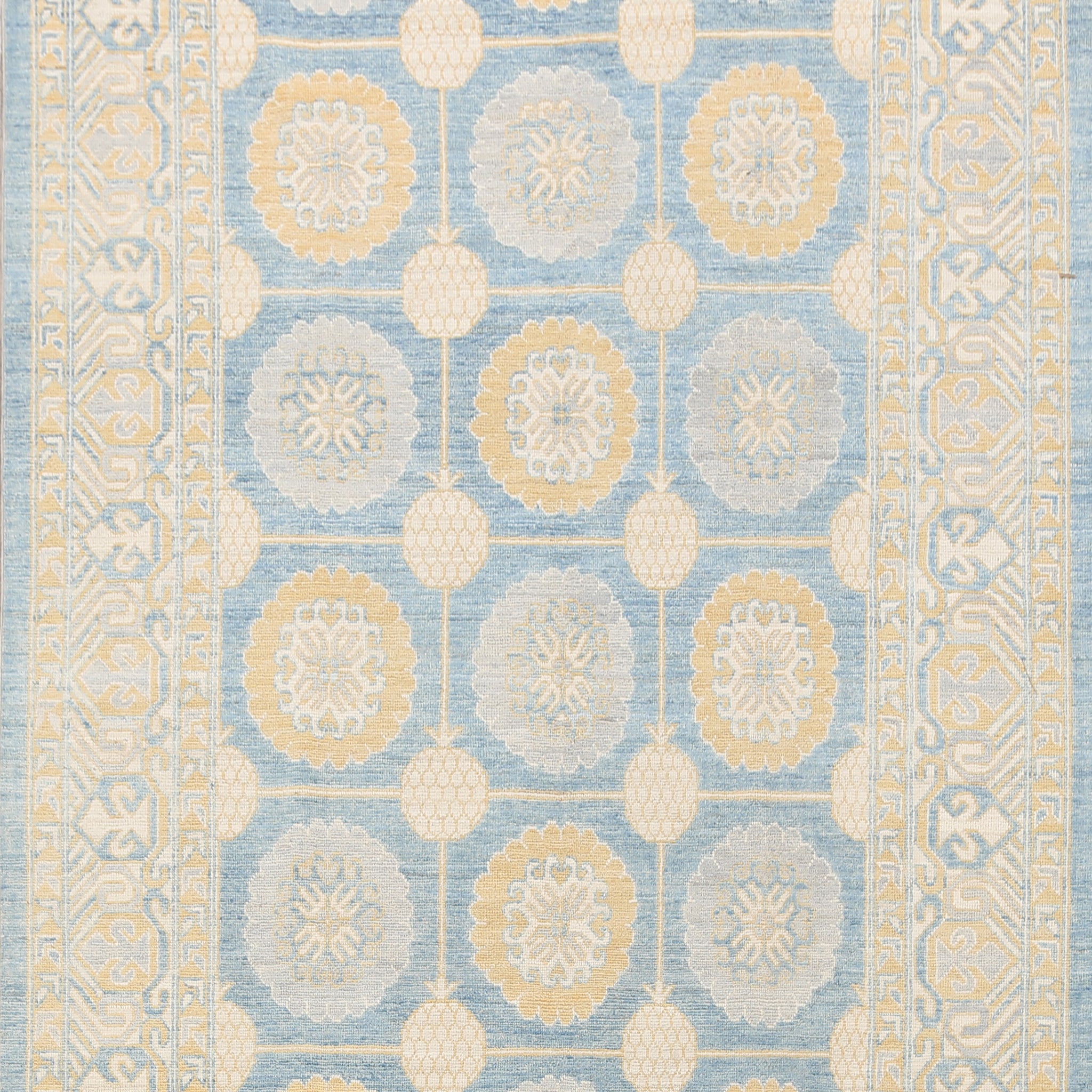100% Vegetable Dye Khotan Oriental Area Rug 6x9