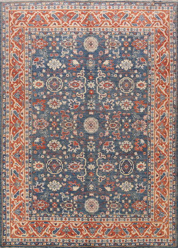 100% Vegetable Dye Khotan Oriental Area Rug 8x10