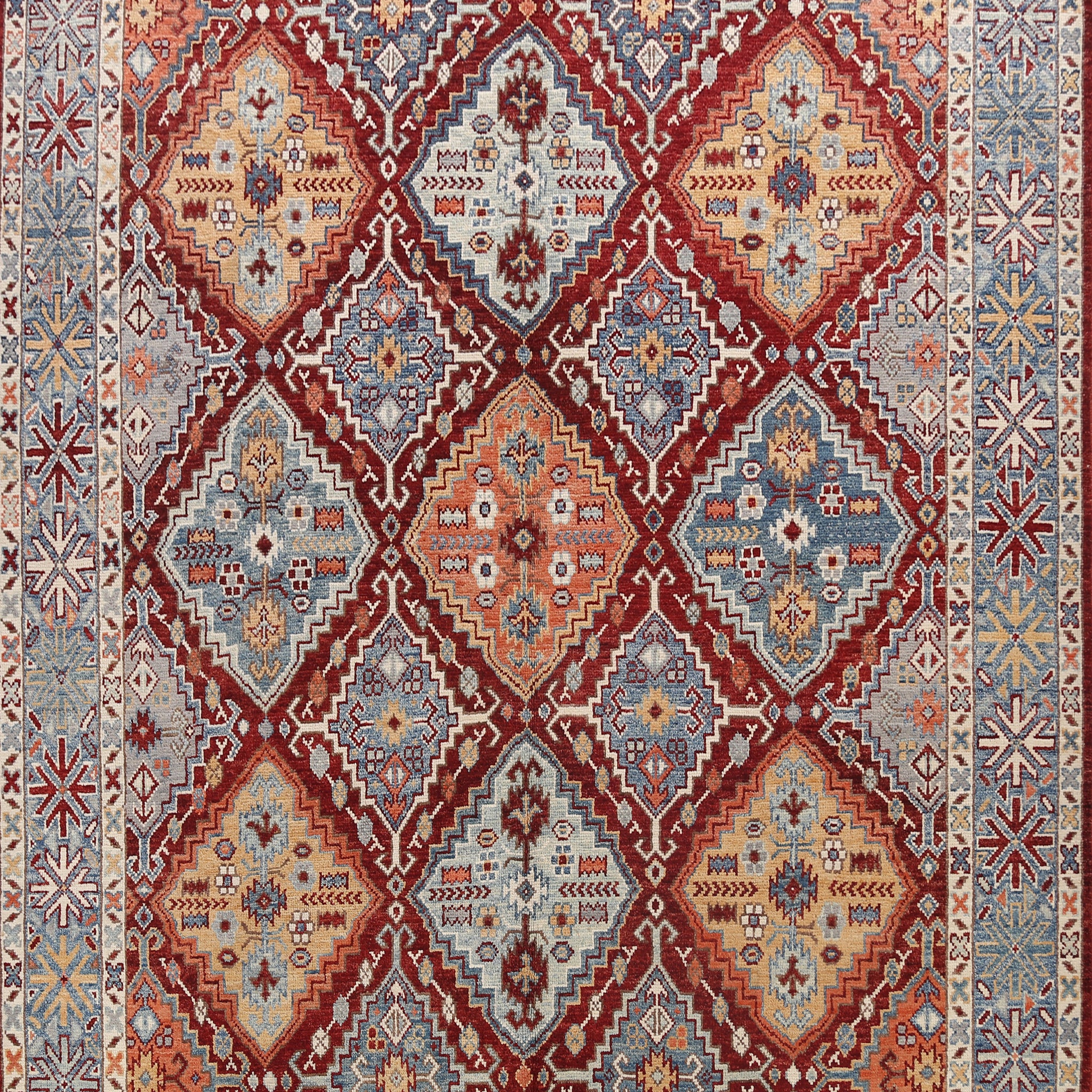 100% Vegetable Dye Khotan Oriental Area Rug 9x11