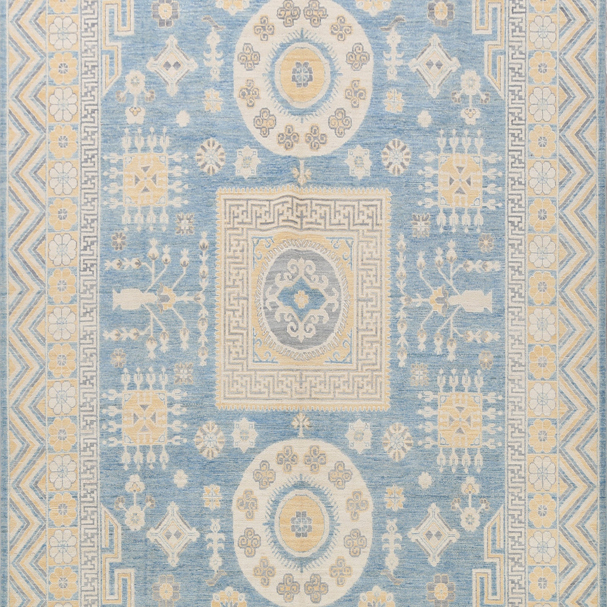 100% Vegetable Dye Khotan Oriental Area Rug 9x12