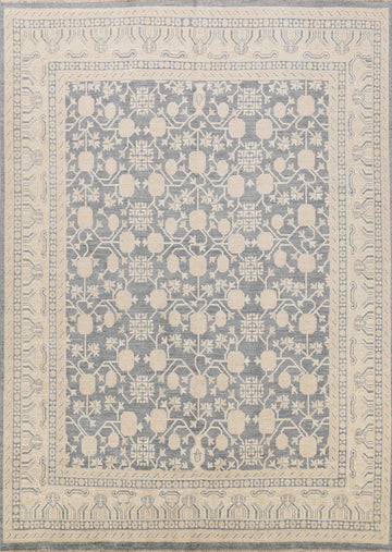 100% Vegetable Dye Khotan Oriental Area Rug 8x10