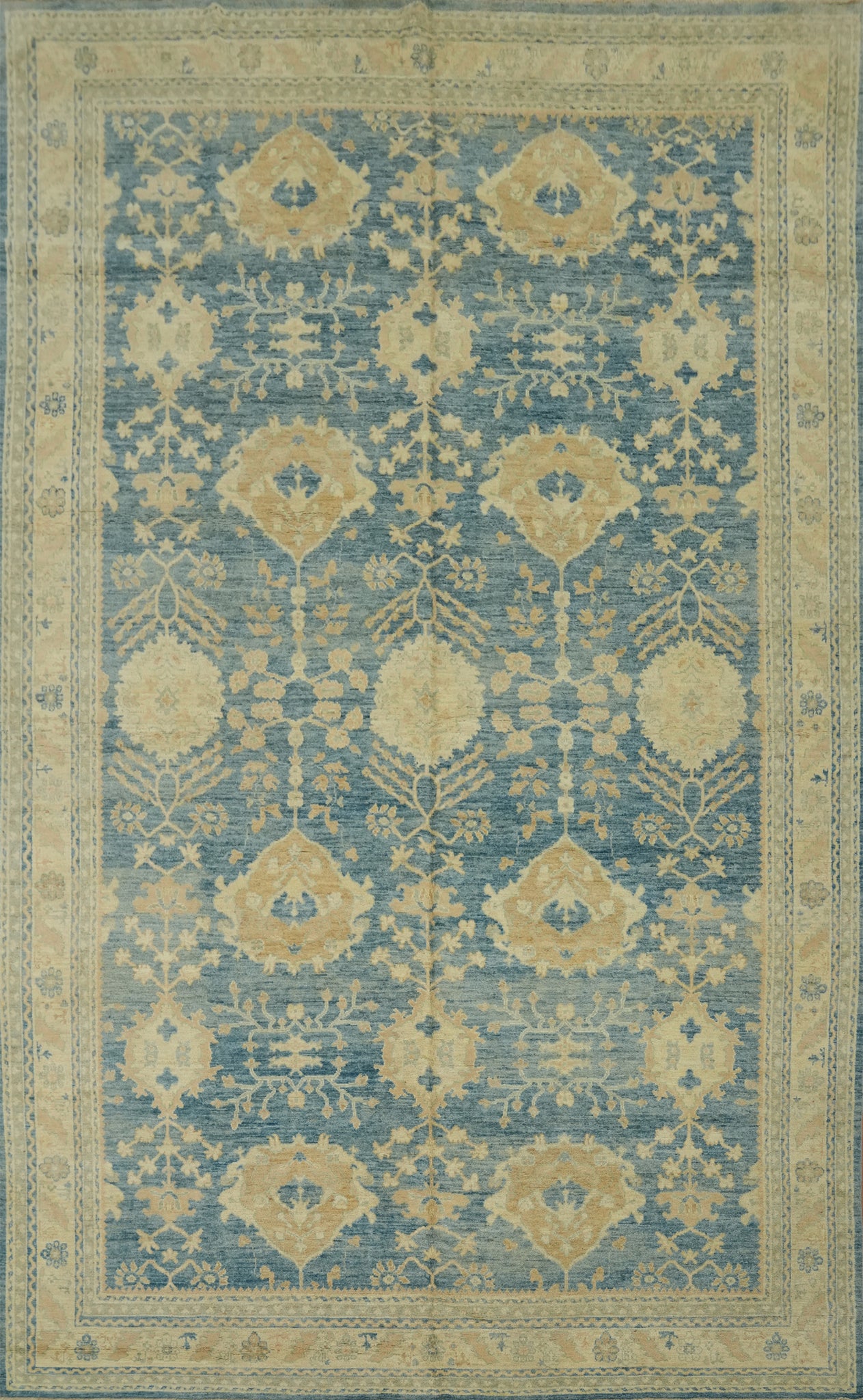 100% Vegetable Dye Khotan Oriental Large Rug 12x18