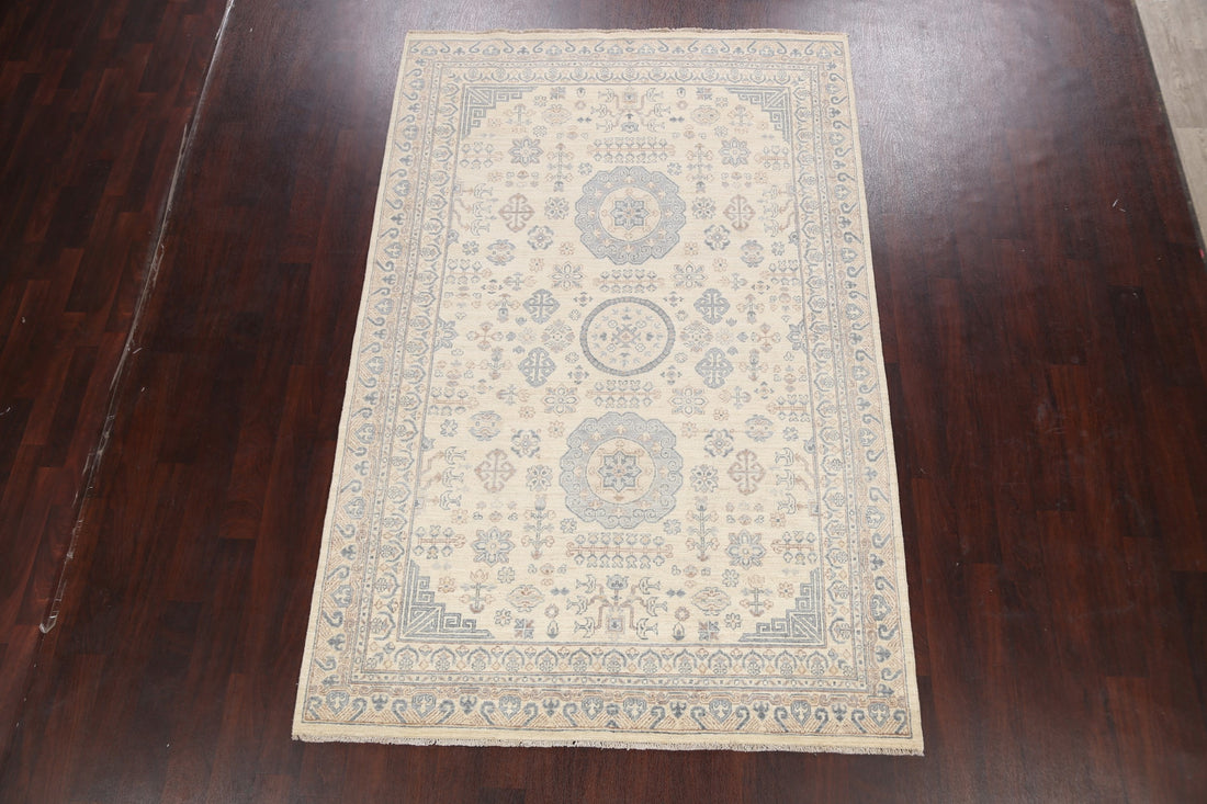 100% Vegetable Dye  Oushak Oriental Area Rug 6x9