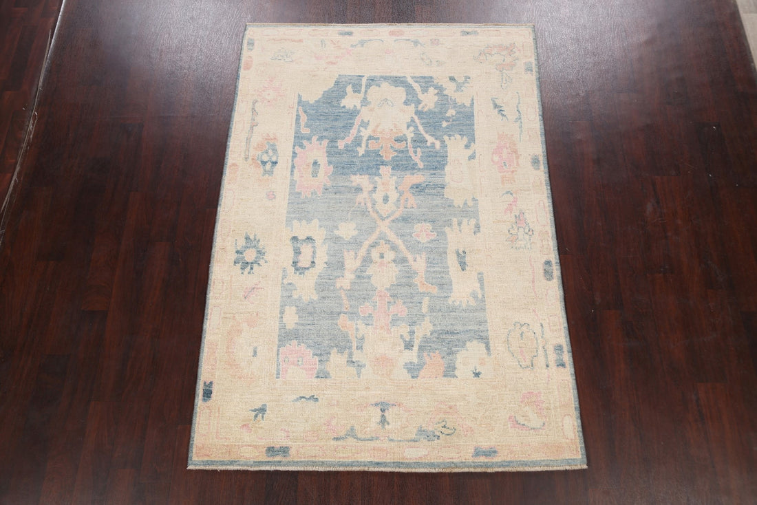 100% Vegetable Dye Oushak Oriental Area Rug 5x8