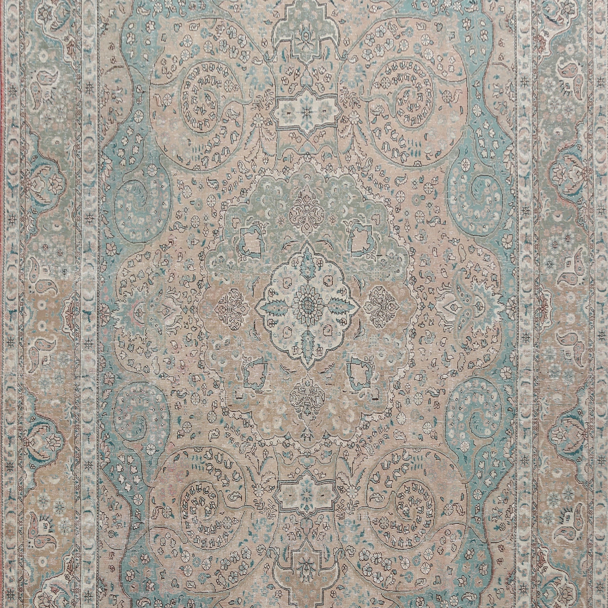Floral Tabriz Persian Area Rug 10x13