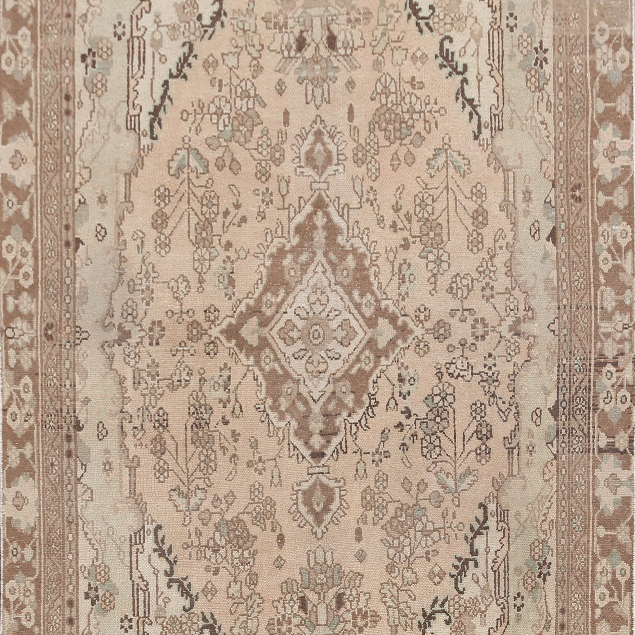 Geometric Hamedan Persian Area Rug 6x9