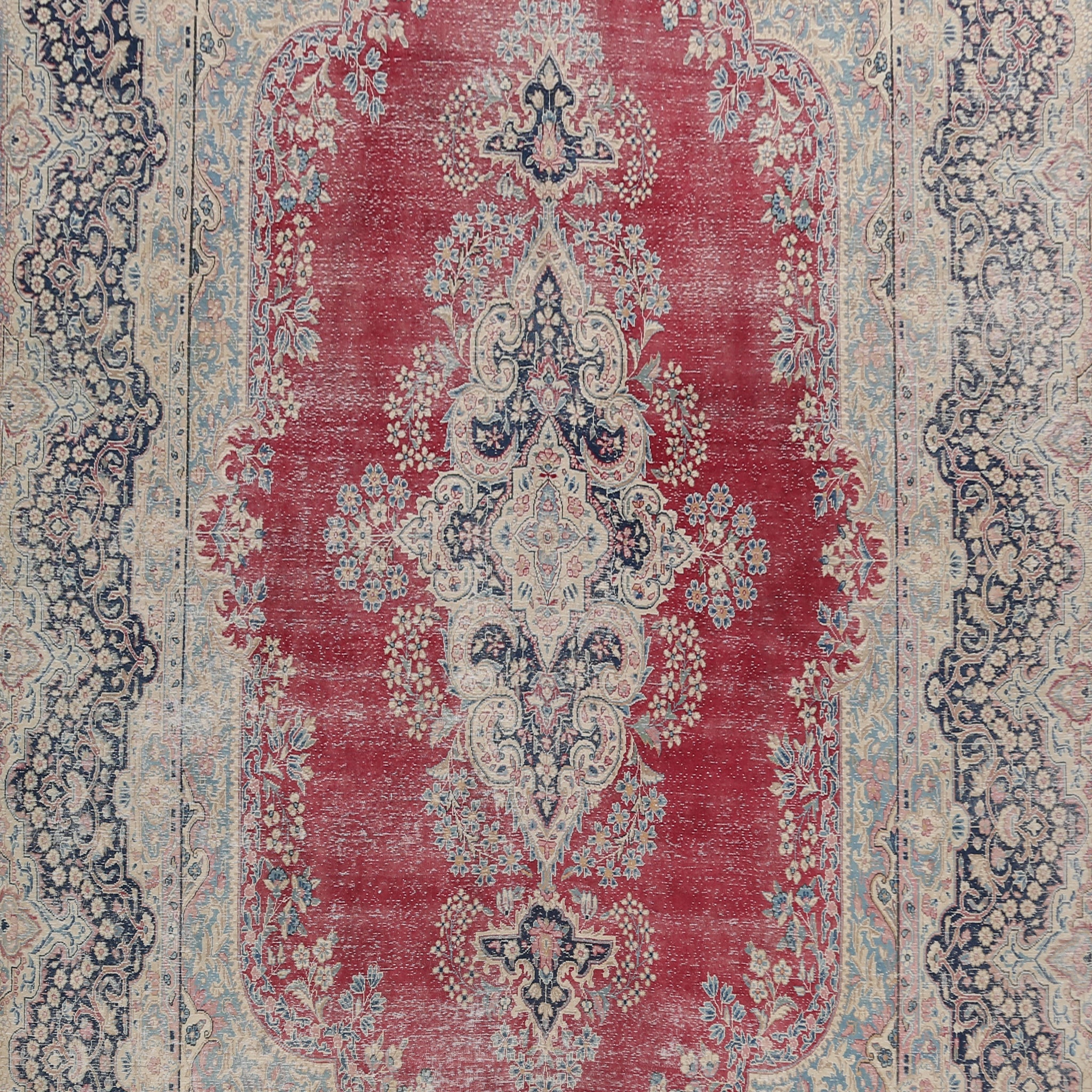 Floral Kerman Persian Area Rug 10x14