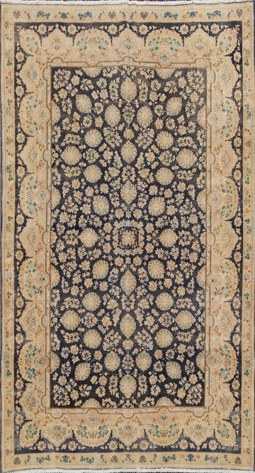 Floral Kerman Persian Area Rug 6x8