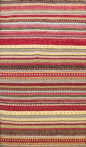 Chevron Gabbeh Kashkoli Oriental Area Rug 7x9