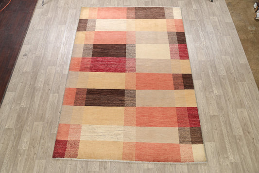 All-Over Gabbeh Kashkoli Oriental Area Rug 7x10