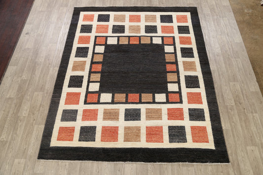 Geometric Gabbeh Kashkoli Oriental Area Rug 8x10