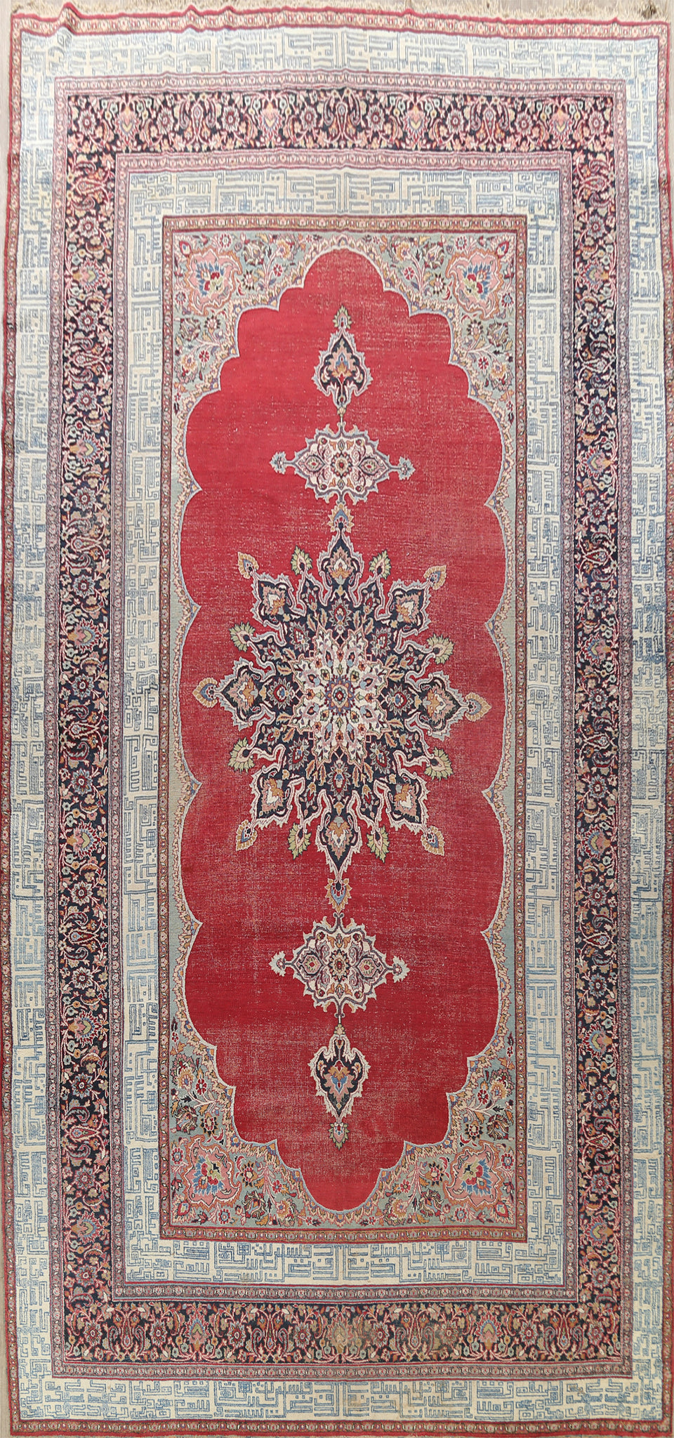 Antique 100% Vegetable Dye Dorokhsh Persian Area Rug 10x18