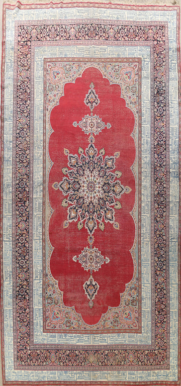 Antique 100% Vegetable Dye Dorokhsh Persian Area Rug 10x18