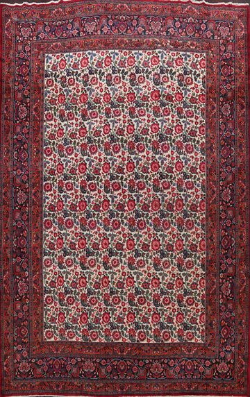 Antique Vegetable Dye Mood Persian Area Rug 11x14 Large