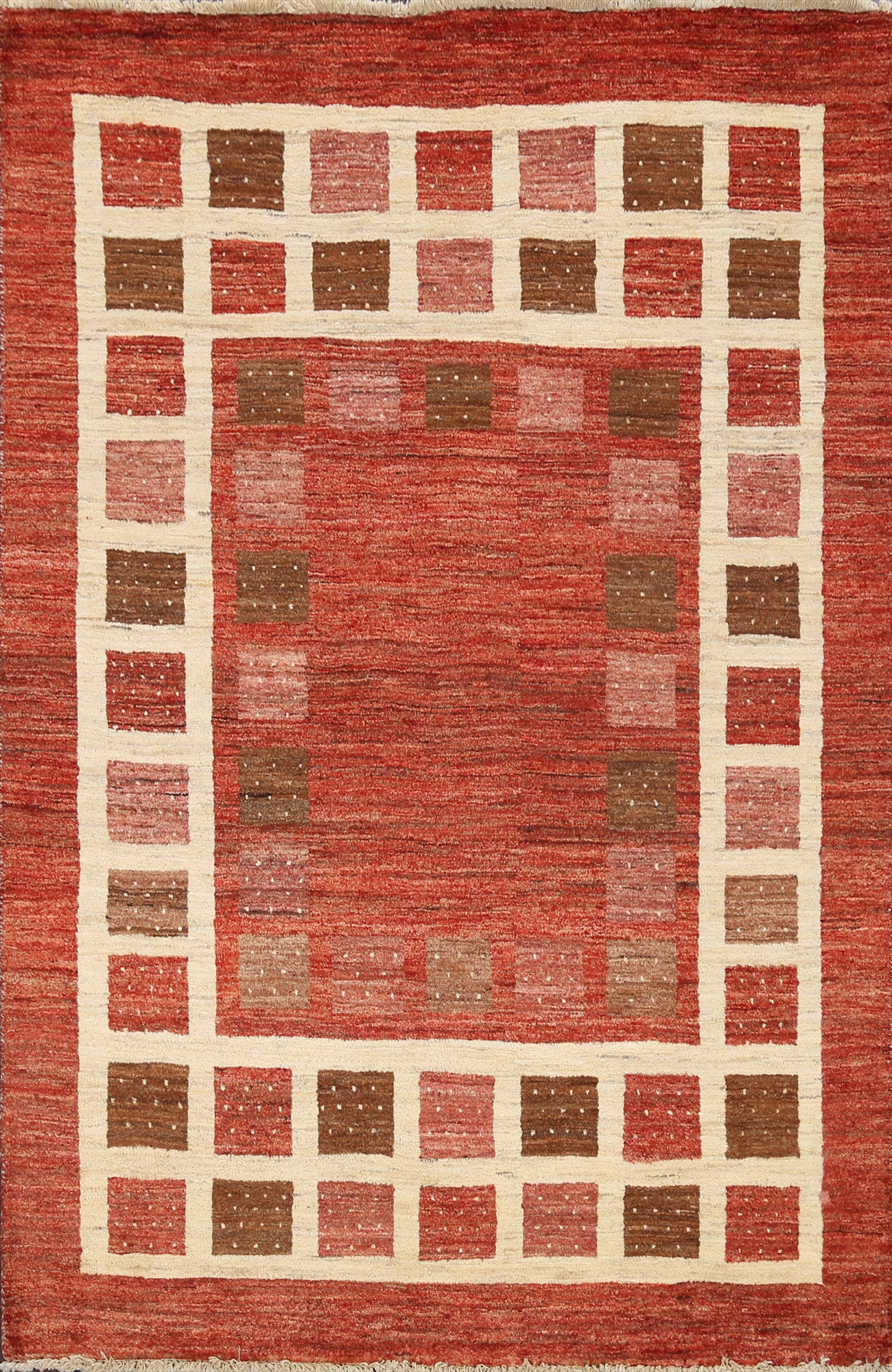 Geometric Gabbeh Kashkoli Oriental Area Rug 5x6