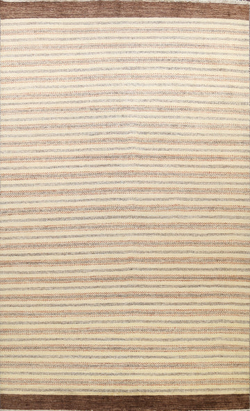 Modern Gabbeh Kashkoli Oriental Area Rug 8x11