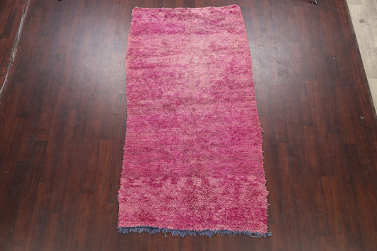 Purple Moroccan Oriental Area Rug 4x8