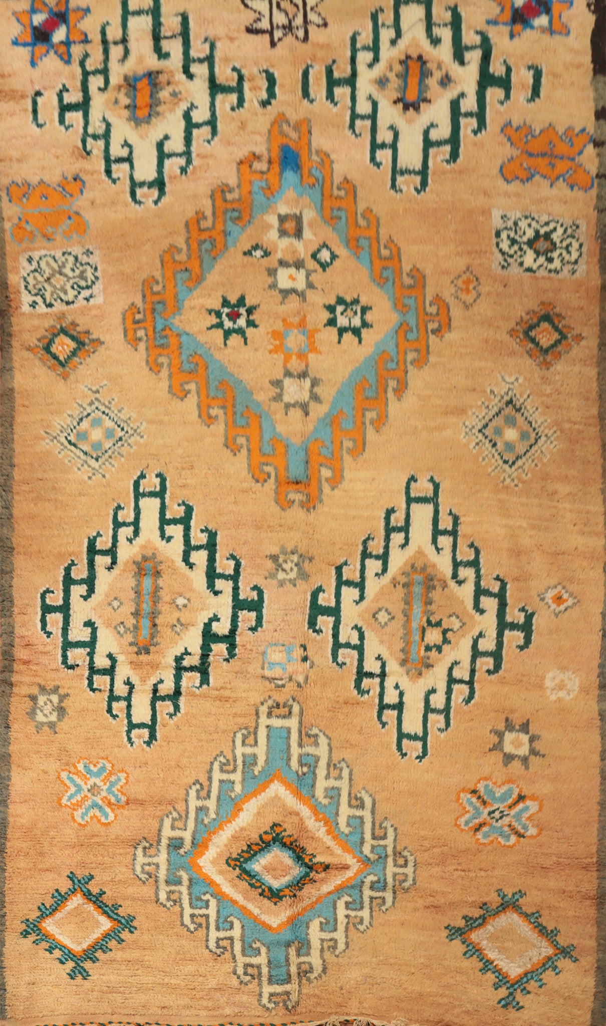 Tribal Geometric Moroccan Oriental Area Rug 6x10