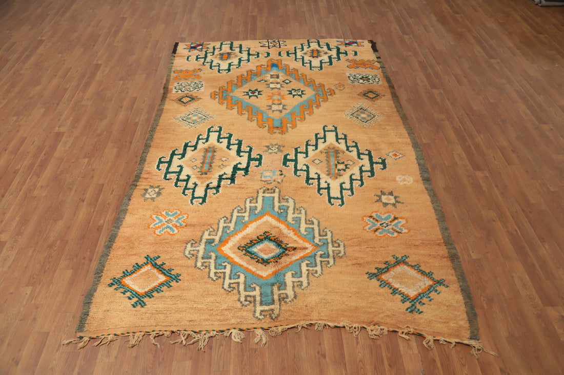 Tribal Geometric Moroccan Oriental Area Rug 6x10