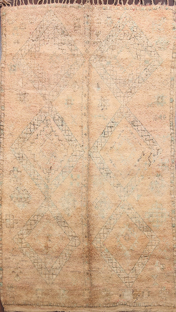 Tribal Moroccan Oriental Area Rug 6x10
