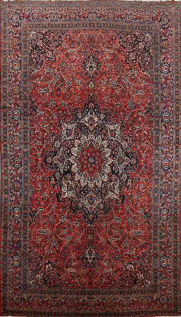 Antique 100% Vegetable Dye Bakhtiari Persian Area Rug 13x21