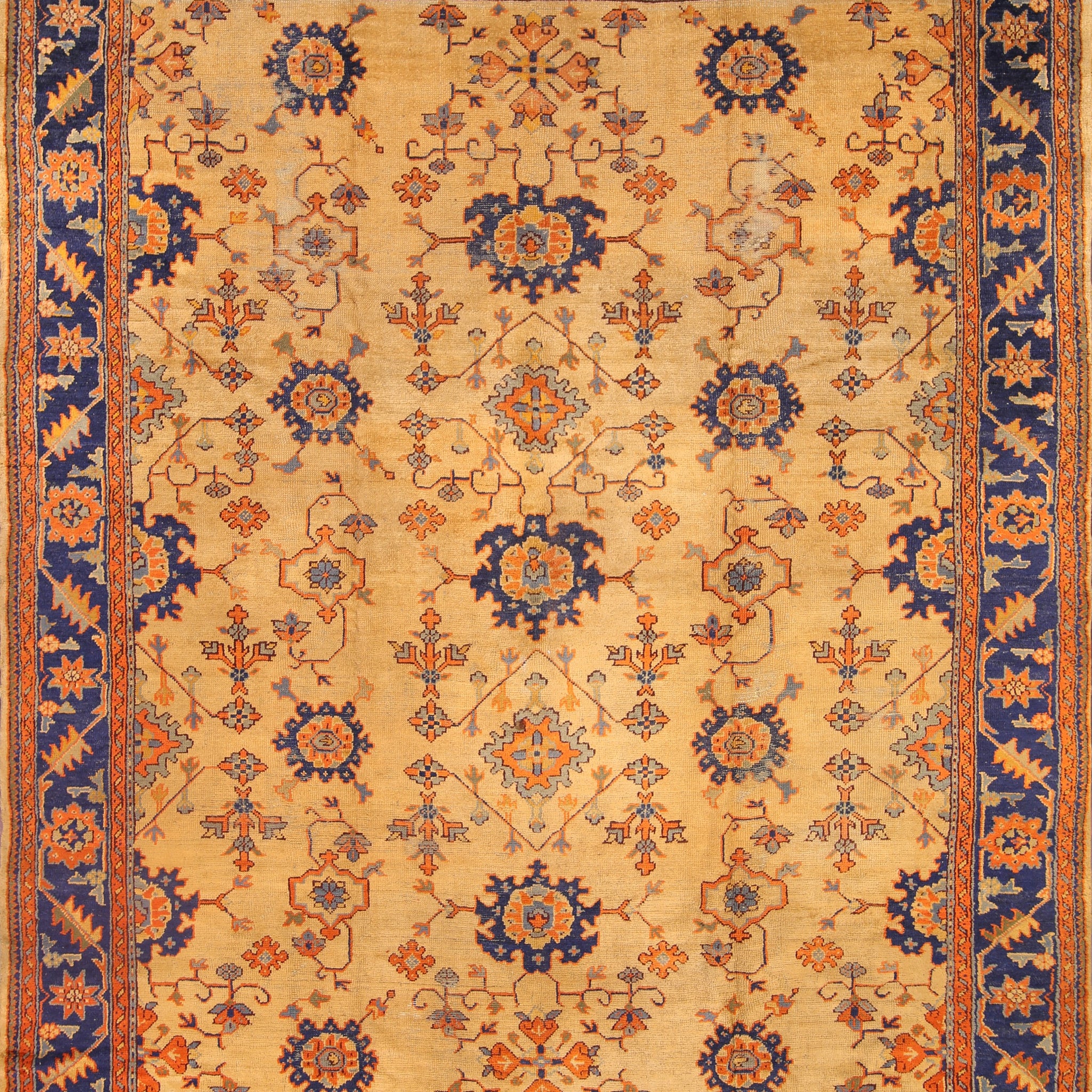 Antique 10x13 Oushak Turkish Oriental Area Rug