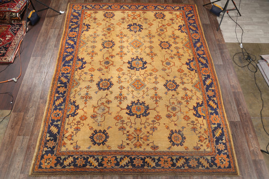 Antique 10x13 Oushak Turkish Oriental Area Rug