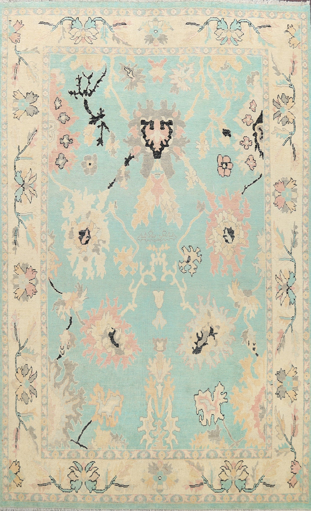 All-Over Oushak Oriental Area Rug 9x11