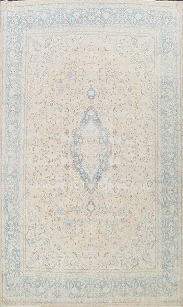 Muted Floral  Kerman Persian Area Rug 10x13