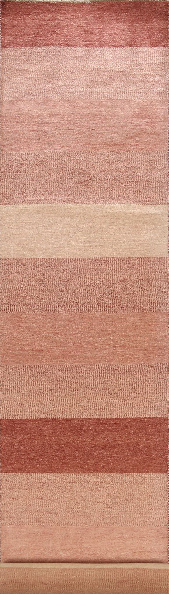 Modern Gabbeh Kashkoli Oriental Runner Rug 3x15