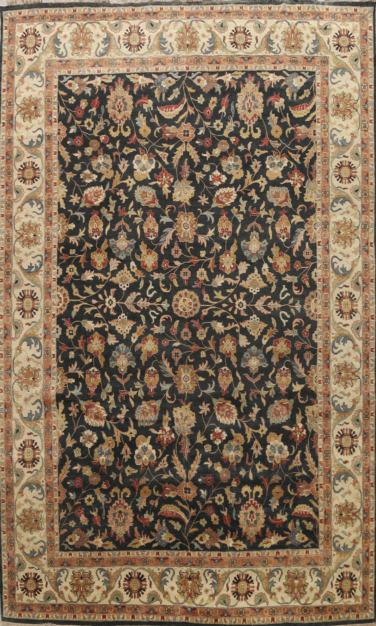 All-Over Floral Agra Oriental Area Rug 10x14