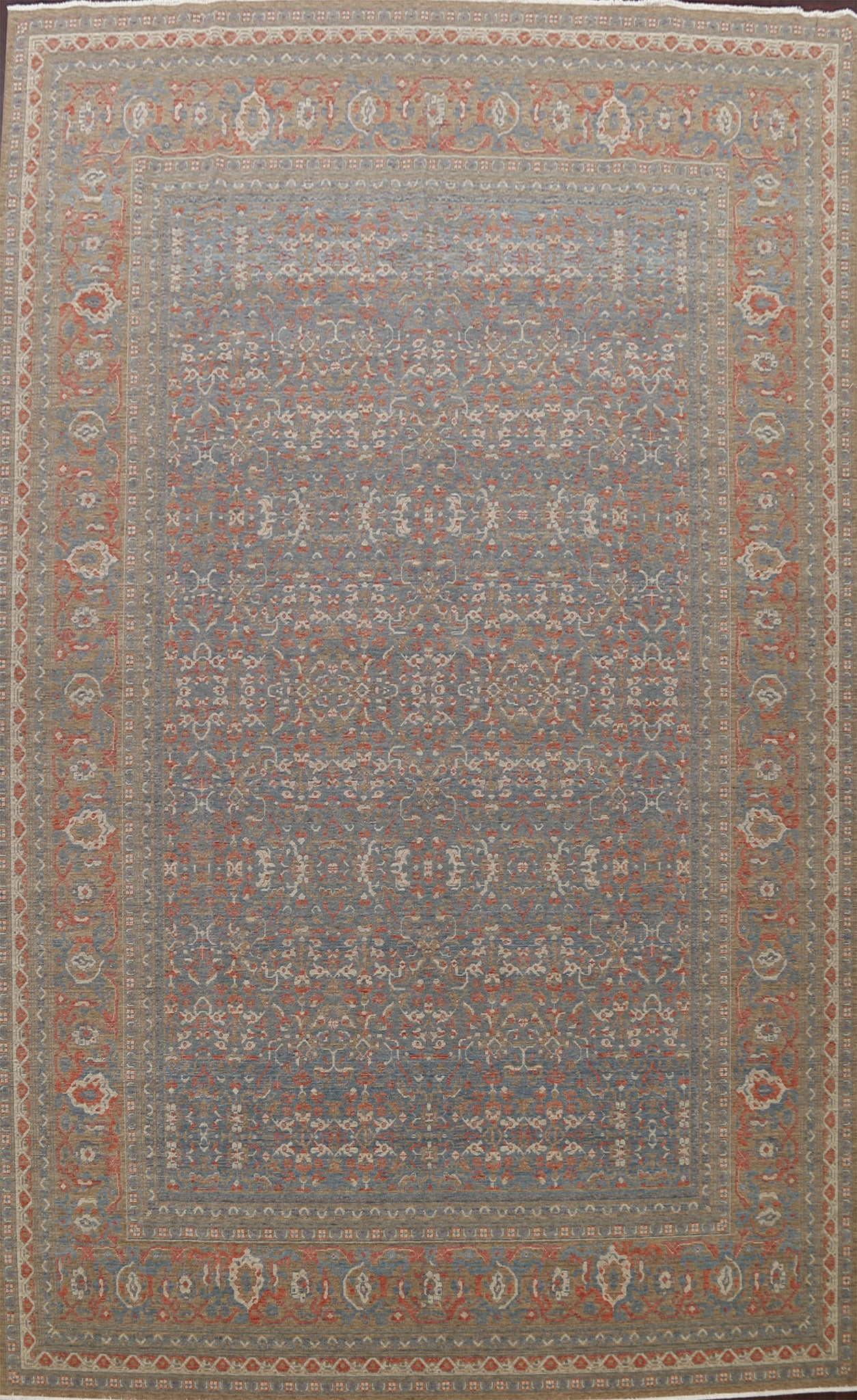 Silver Washed Ziegler Turkish Area Rug 10x13