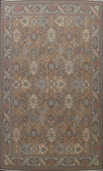 Silver Washed Ziegler Turkish Area Rug 10x13
