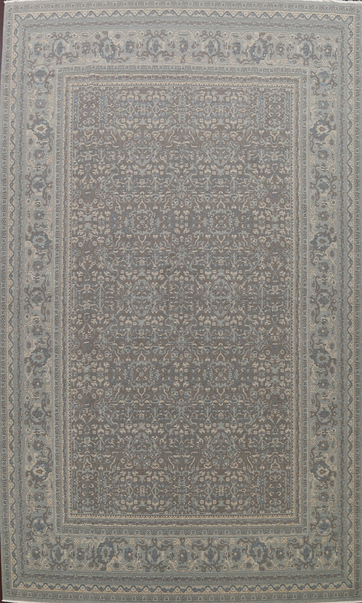Silver Washed Ziegler Turkish Area Rug 10x13
