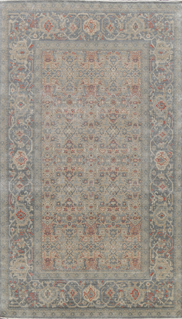 Silver Washed Ziegler Turkish Area Rug 7x10