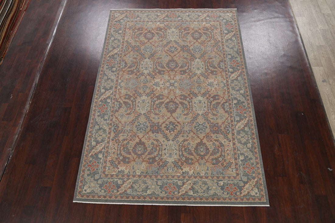 All-Over Ziegler Oushak Turkish Wool Area Rug 7x10