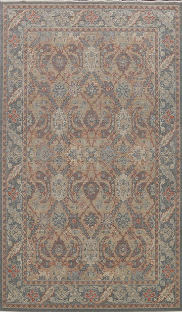 All-Over Ziegler Oushak Turkish Wool Area Rug 7x10