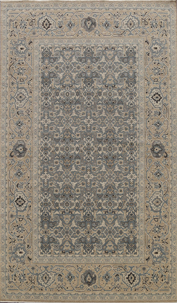 Silver Washed Ziegler Turkish Area Rug 7x10