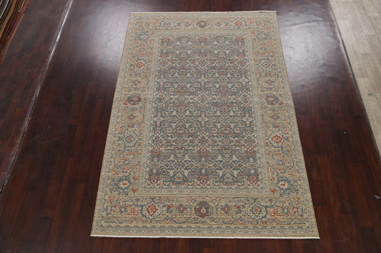 Silver Washed Ziegler Turkish Area Rug 7x10