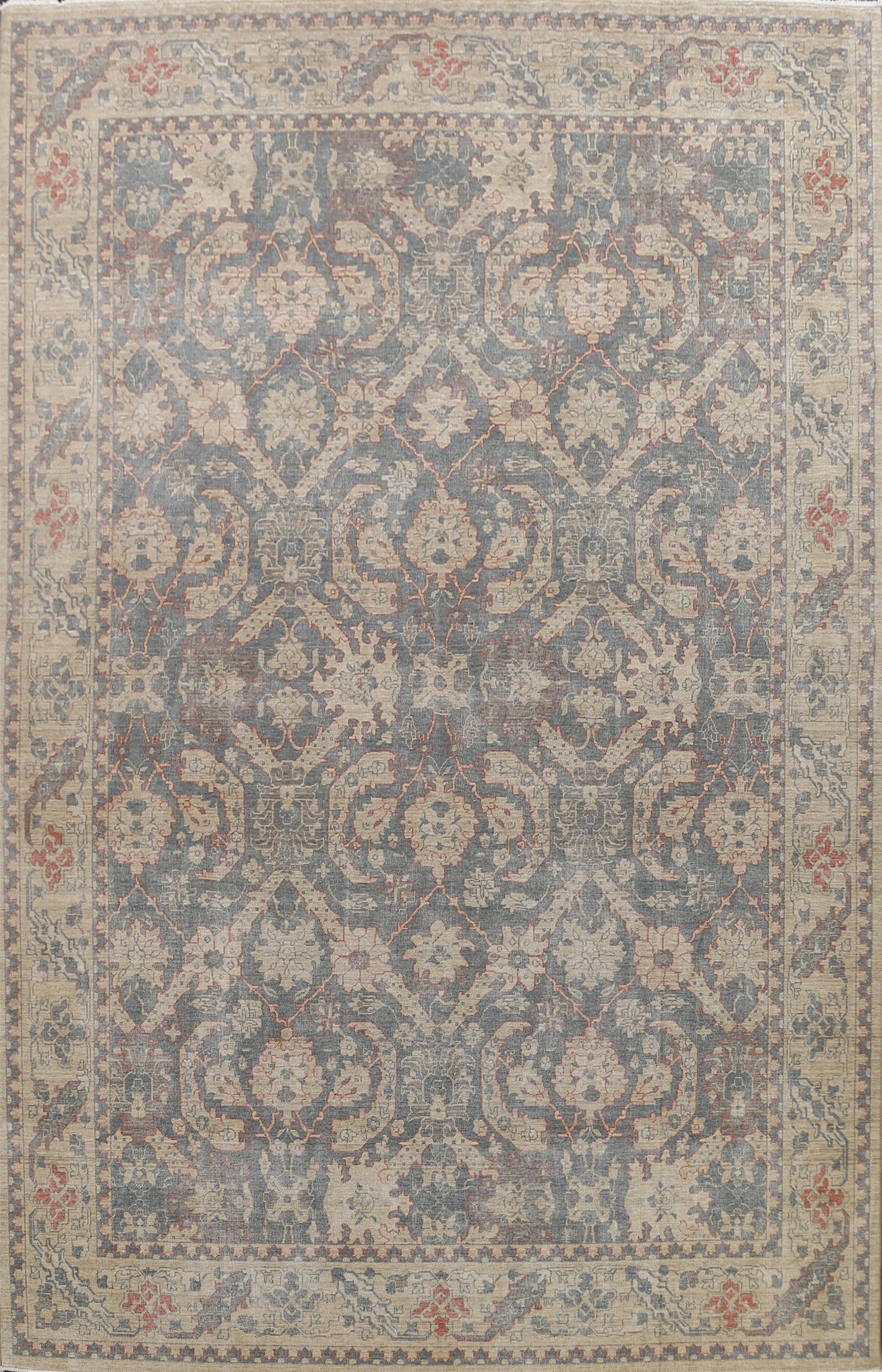 All-Over Ziegler Oushak Turkish Wool Area Rug 10x13