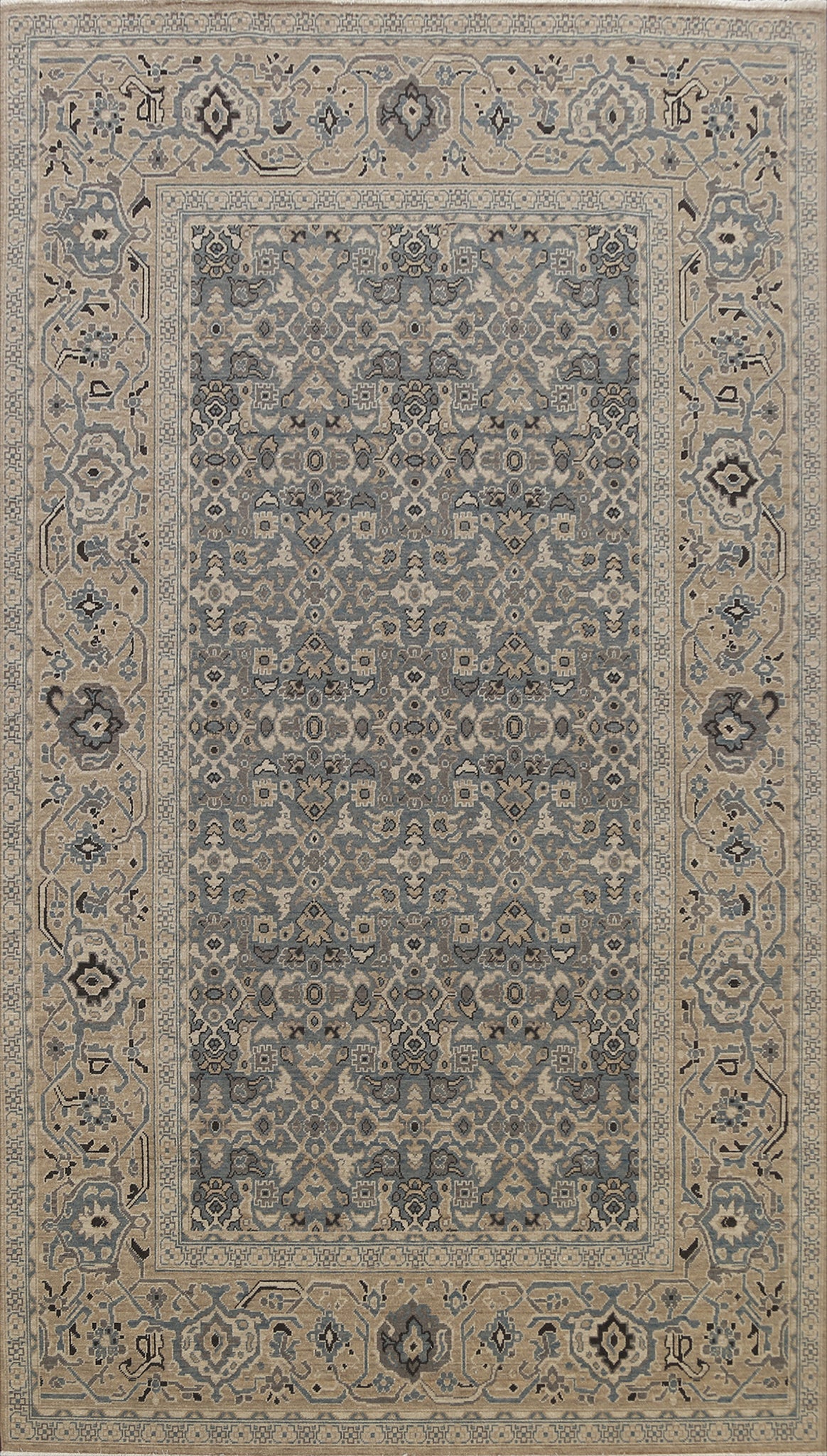 All-Over Ziegler Oushak Turkish Wool Area Rug 7x10