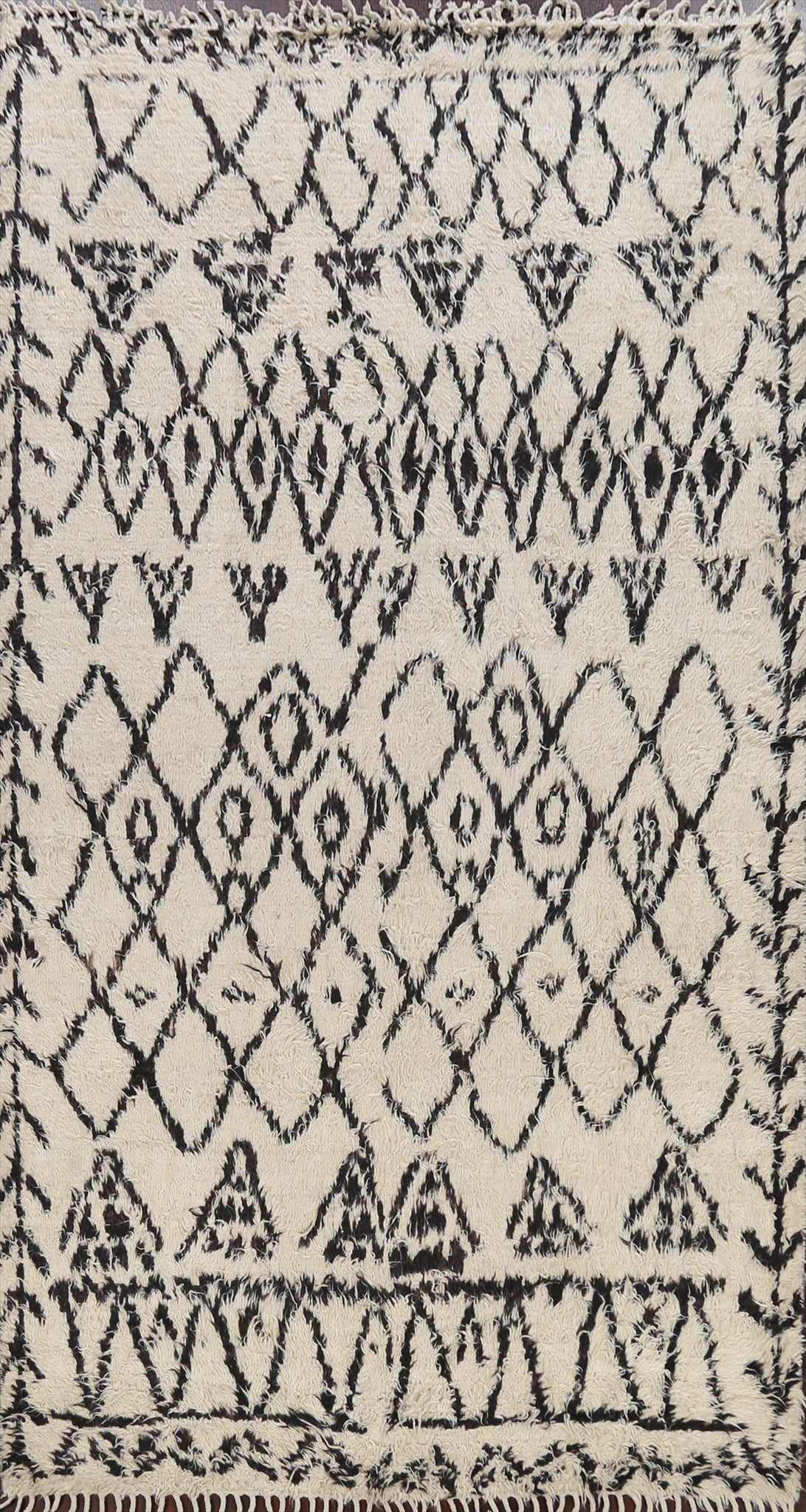Tribal Moroccan Oriental Area Rug 6x9