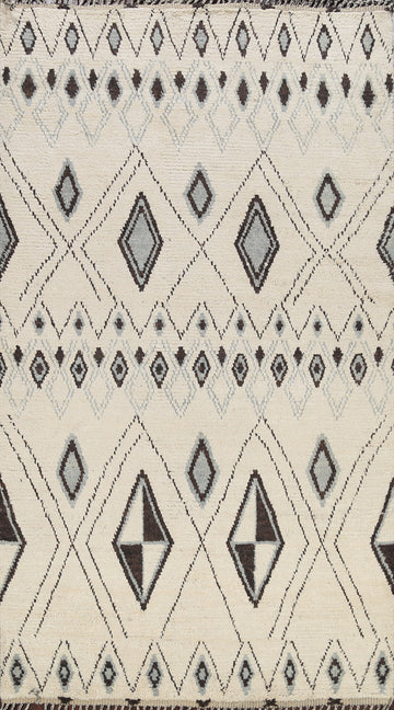 Geometric Moroccan Oriental Area Rug 6x9