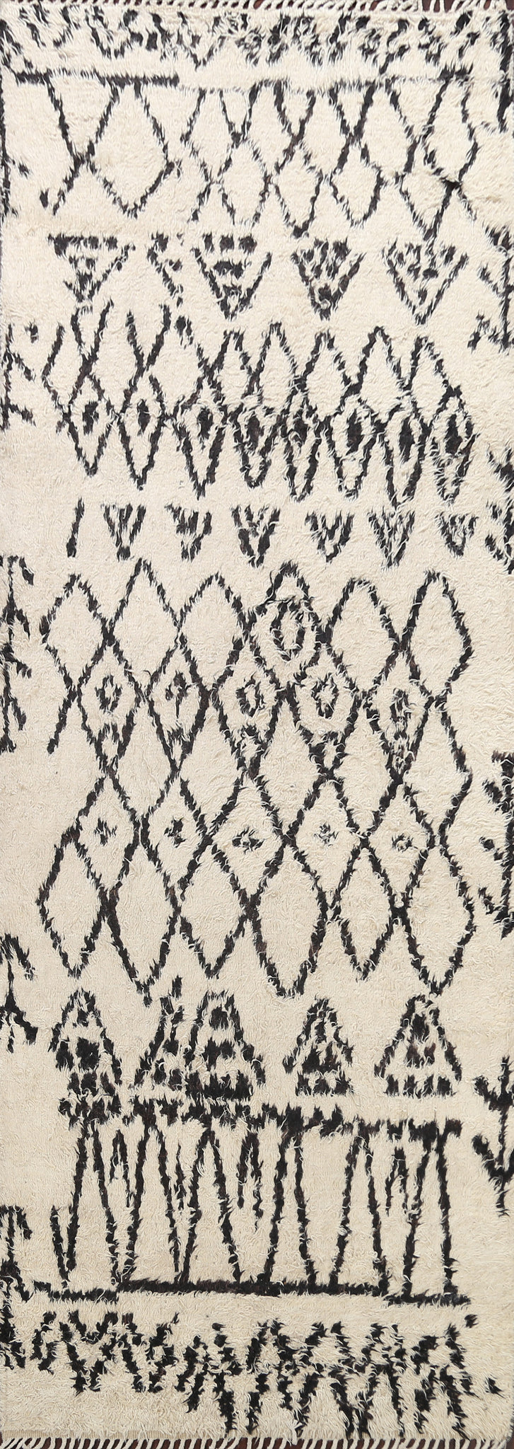 Geometric Moroccan Oriental Rug 5x12