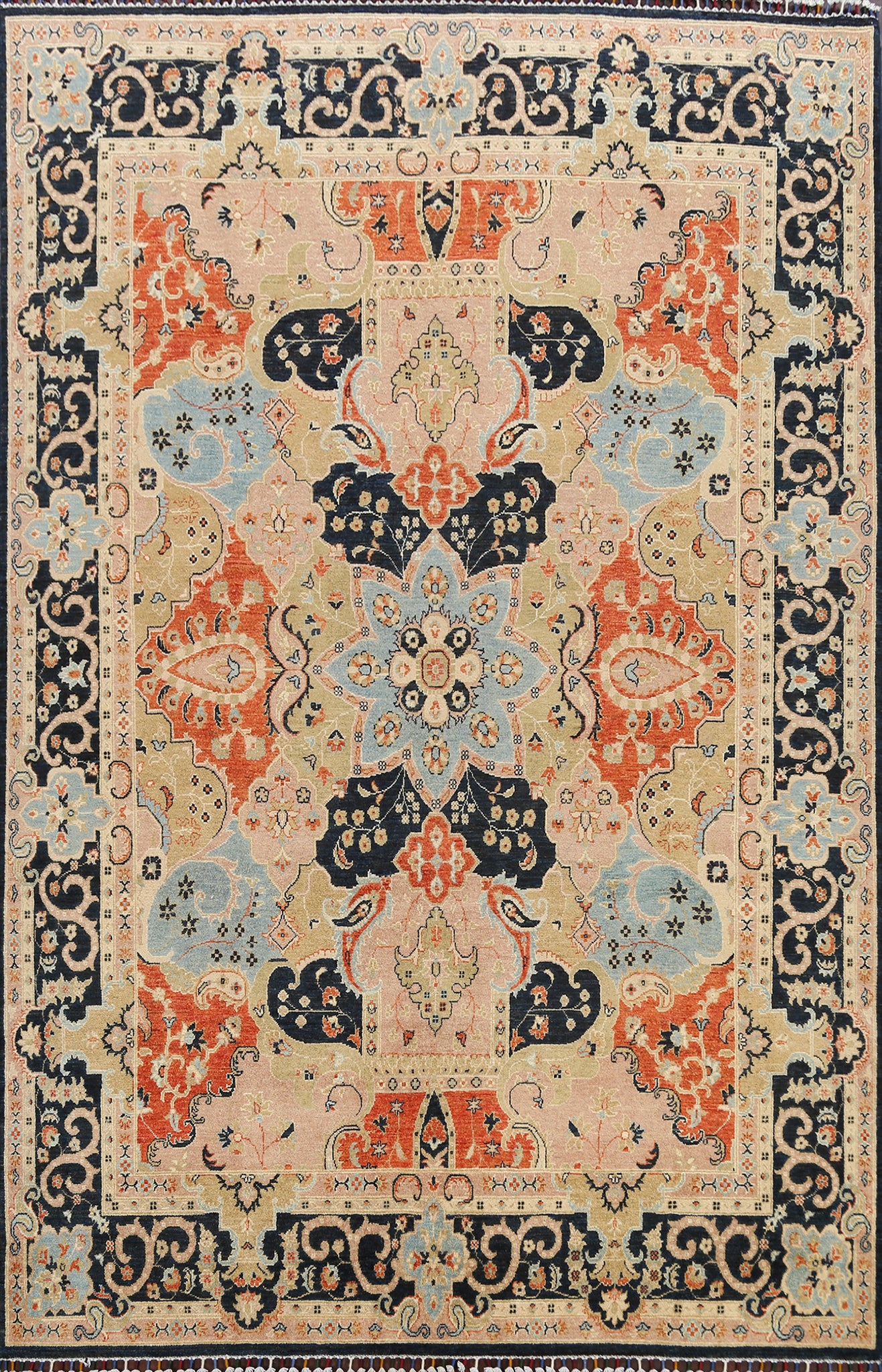 Floral Khotan Oriental Area Rug 8x10