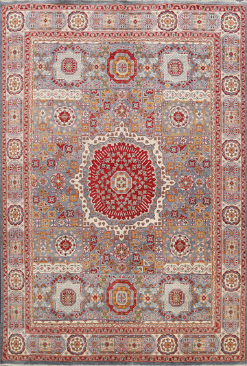 Geometric Khotan Oriental Area Rug 8x10