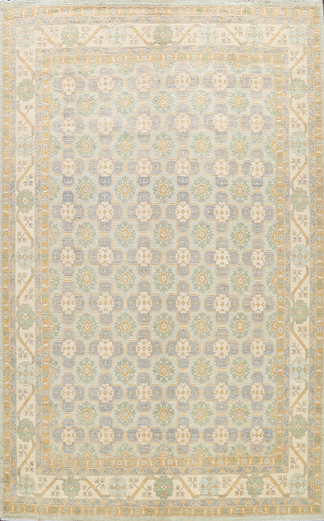 Geometric Khotan Oriental Area Rug 9x12