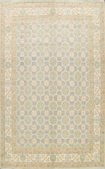 Geometric Khotan Oriental Area Rug 9x12