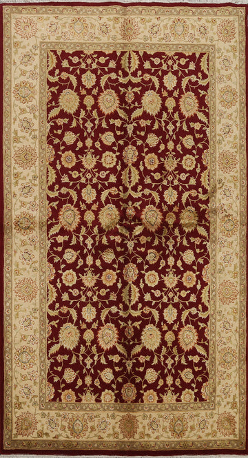 Wool/ Silk Floral Kashan Chinese Area Rug 6x9