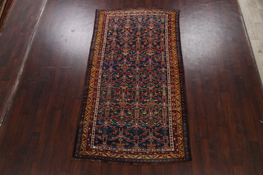 Antique 100% Vegetable Dye Bakhtiari Persian Area Rug 5x9